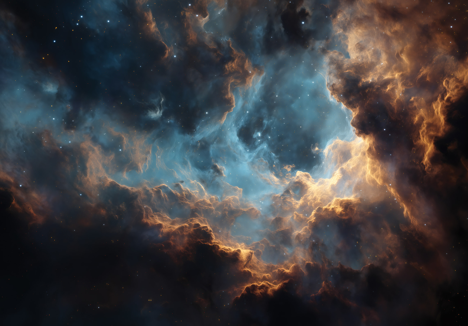 Фототапет Космическа мъглявина – абстрактен галактически пейзаж